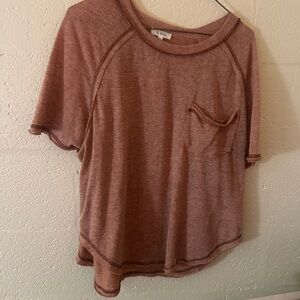 Casual Mauve Top